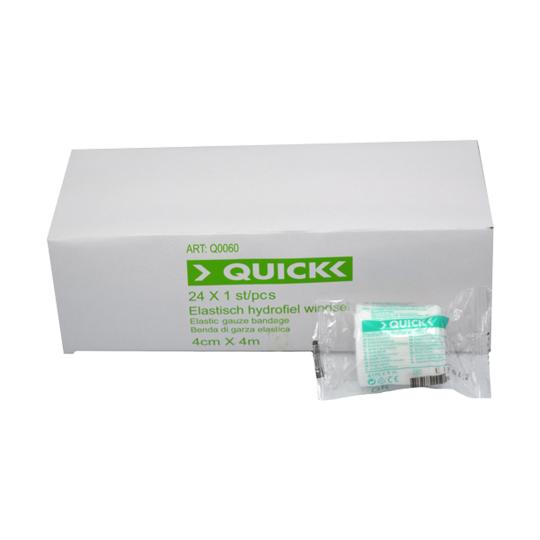 Quick elastisch hydrofiel 4 cm x 4 m per stuk